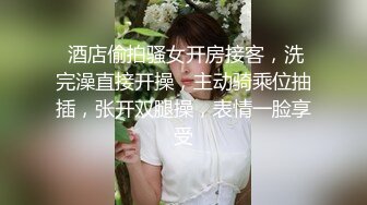  酒店偷拍骚女开房接客，洗完澡直接开操，主动骑乘位抽插，张开双腿操，表情一脸享受