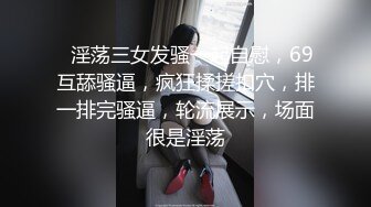 ❤淫荡三女发骚一起自慰，69互舔骚逼，疯狂揉搓扣穴，排一排完骚逼，轮流展示，场面很是淫荡